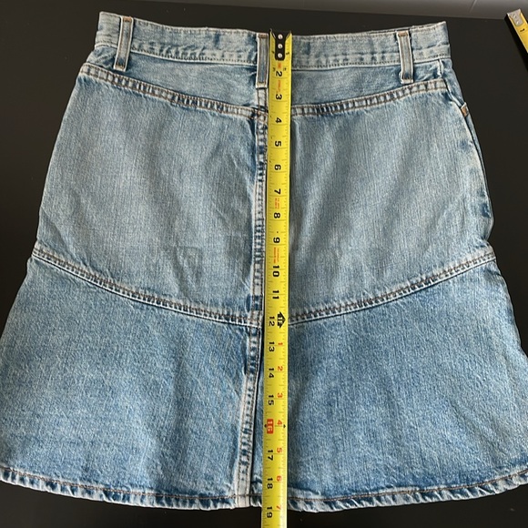 Gap 1969 Jeans Mini Skirt Size 4 Cowboy Vintage Western Style Cotton Y2K 30W/19L - Picture 9 of 10